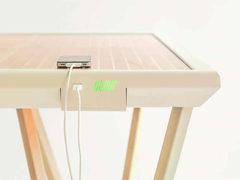Illustration for article titled This Table Charges Your Devices By Mimicking Photosynthesis